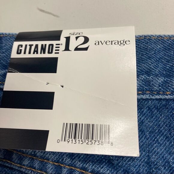 GITANO RelaxedFit Women’s Size 12 Jeans Blue New With Tags High Rise Streetwear - Picture 11 of 11